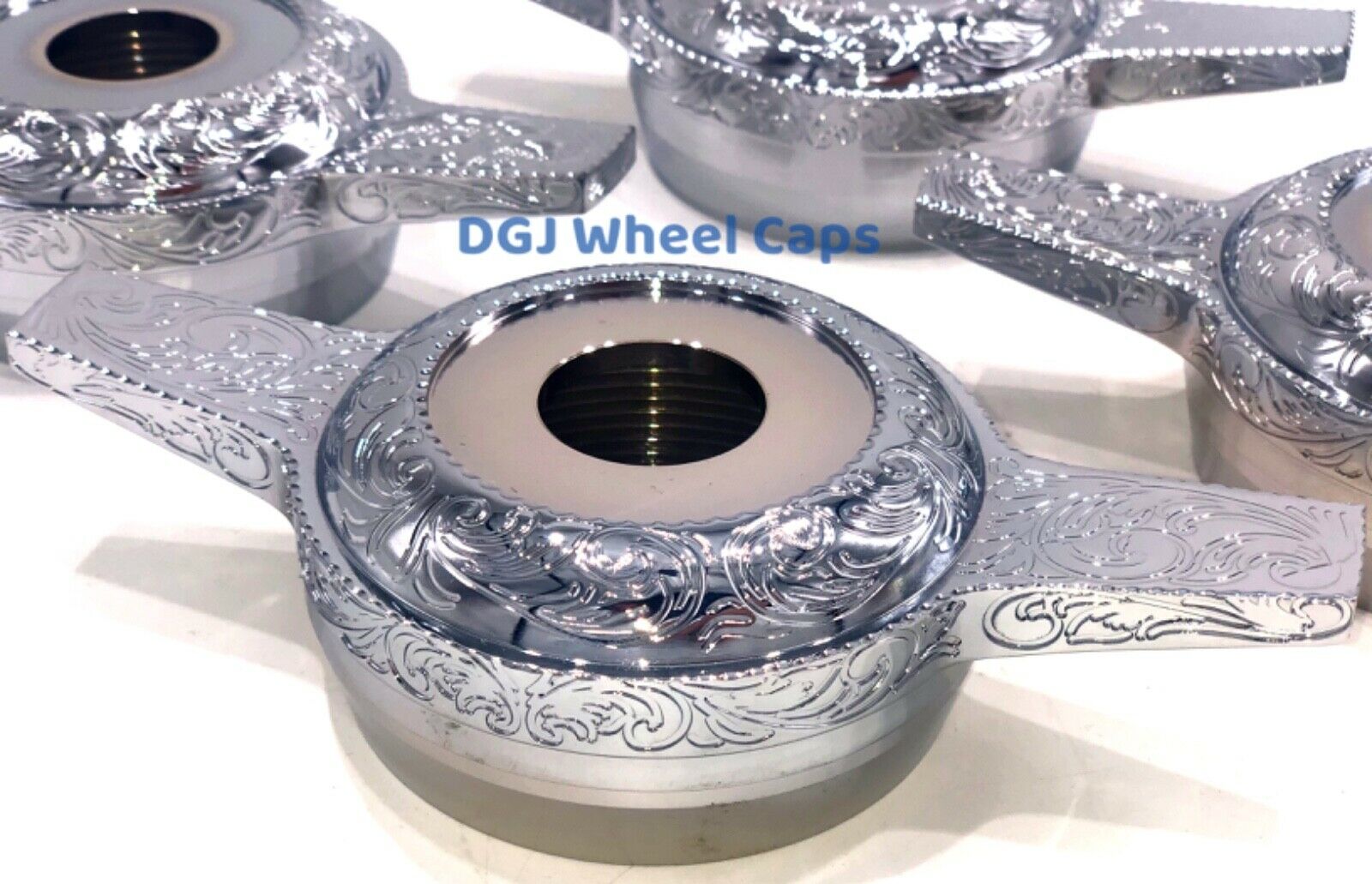 Engraved Zenith Chrome Cut Knock-Offs Spinners – DGJ Wheel Caps