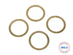 Superswept Zenith Gold Rings for Lowrider Wire Wheel Knockoffs