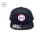 Embroidered DGJ WHEEL CAPS Logo Cap Snapback Hat for Adults Adjustable Unisex